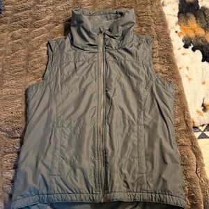 Olive Green Sleeveless Puffer Vest